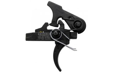 Image of Geissele Automatics Super Semi-Automatic AR-15 Enhanced Trigger, Curved, 3.5 lb Pull, Black, 05-160