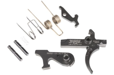 Image of Geissele Super Semi-Automatic AR-10/AR-15 Trigger, Curved, 4.5 lb Pull, Black, 05-101