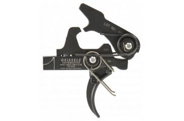 Image of Geissele Single-Stage Precision Trigger, 3.75 lb Pull, Black, 05-400