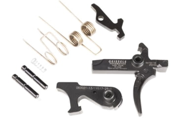 Image of Geissele Super Tricon AR-10/AR-15 Trigger, Curved, 4.25-4.75 lb Pull, Black, 05-230