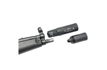 Image of Gemtech Lunar 9QD 9mm Luger Suppressor, 1.4x7.65 in, Black, 100000231343