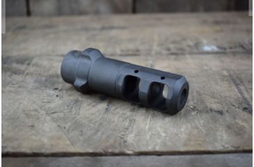 Image of Gemtech Tri-Lock .338 Lapua Muzzle Brake for Arrow QM Suppressor, M18x1.5RH, Black GT34705