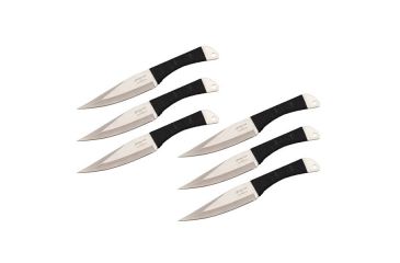 Image of Gen Pro 6pc Chrome Throwing Knife Set A1077-6