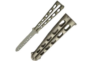 Image of Gen Pro Balisong Trainer, Silver Handles KO2200A-S