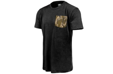 Image of General MKC X MOSSY OAK BOTTOMLAND POCKET TEE - BLACK, MKC-001540