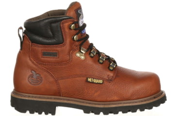 Image of Georgia Boot Hammer Internal Metatarsal Steel Toe 6in Work Boot - Mens, Medium, Briar Brown, 8.5, G6315-085M