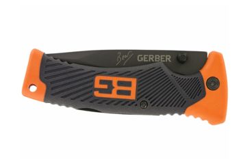 Image of Gerber 000752 BG Folder Steel Drop Point Blade Textured Rubber Grip