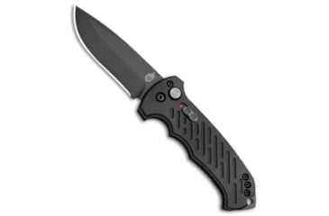 Image of Gerber Gerber Auto 06 Automatic Knife Black Aluminum 3.6&quot; Black*DISC*, Black, CPM S30V, adult, BHQ-200499
