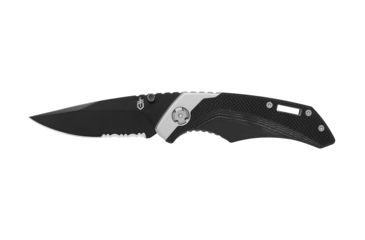 Image of Gerber Contrast, Drop Point, Serrated, Folding Knife, Clam 31-000596