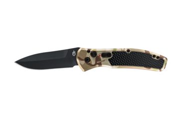 Image of Gerber Empower Automatic Folding Knife, 3.25in, S30V, MultiCam Arid, 30-001621