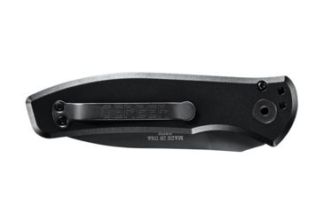 Image of Gerber Empower Automatic Folding Knife, 3.25in, S30V Steel, Black, 30-001321