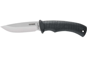 Image of Gerber Gator 4.02in Fixed Blade Knife, 4.02in, 420HC Stainless Steel, Drop Point Plain Blade, Black GFN Handle, Box Package, 06904N