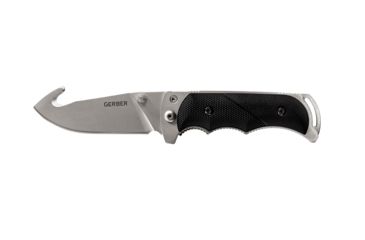 Image of Gerber Freeman Guide Folder, Gut Hook, Fine Edge Knife with Nylon Sheath, Clam 31-000592