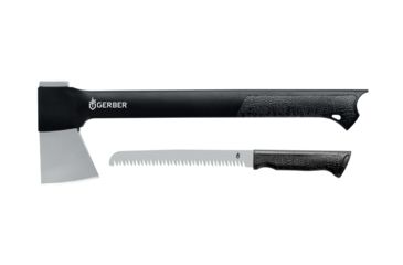 Image of Gerber Gator Combo Axe II w/Saw, Gator Grip Handle - Clam Pack 22-41420