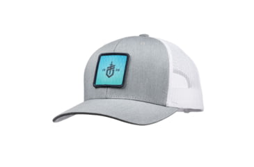 Image of Gerber Gear Gerber Gear Fish Trucker Hats, Heather Grey/White in Cotton/Mesh, 30-001460