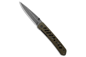 Image of Gerber Gerber Affirm Frame Lock Knife Green Aluminum 3.5" Black Stonewash, Green, 7Cr17Mov, adult, BHQ-208919