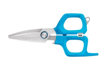 Image of Gerber Neat Freak Fishing Scissors, Salt-Resistant, Cyan, 31-003553