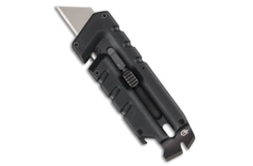 Image of Gerber Prybrid Utility Folding Knife, Black Handle, G-10, Black/Silver, 4.25 inch, BHQ-199379