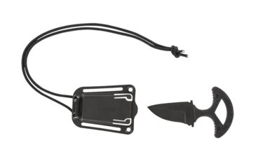 Image of Gerber GHOSTSTRIKE Punch Knife, Black GFN, Black Blade, w/Sheath GE30-001007