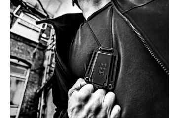 Image of Gerber GHOSTSTRIKE Punch Knife, Black GFN, Black Blade, w/Sheath GE30-001007
