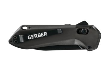 Image of Gerber Highbrow Compact Assisted Opening Folding Knife, 2.8in, 7CR Steel, Black, 30-001524