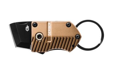 Image of Gerber Key Note Folding Knife, 5CR Steel, Satin Finish, Coyote, 30-001692