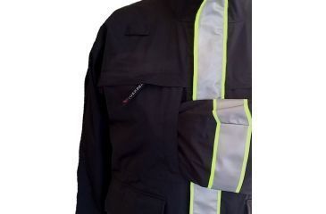 Image of Gerber Outerwear Medix 3 In 1 Parka, Silver Trim w/ Lime Edging, Navy, Extra Small, Regular 70MX1 XSR