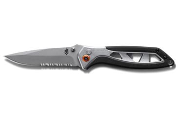 Image of Gerber Outrigger XL Folding Knife,3.38in 7Cr17 Blade,Aluminum w/SoftGrip Overmold Handle,Box 30-000690