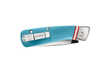 Image of Gerber Straightlace 2.9in Assisted Opening Folding Knife, Blue Handle, Blue, 31-003724