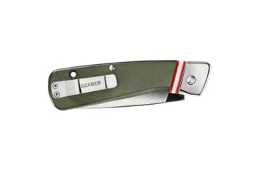 Image of Gerber Straightlace 2.9in Assisted Opening Folding Knife, Green Hedle, Green, 31-003722