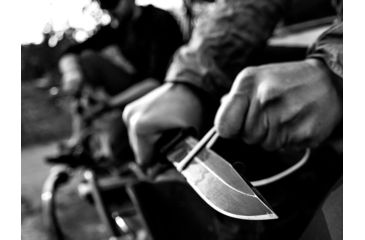 Image of Gerber StrongArm Fixed Blade Knife, Coyote, Serrated, Coyote 30-001059, EDEMO1