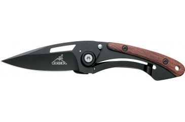 Image of Gerber Trendy Pear Wood Black  Folding Knife 22-07168