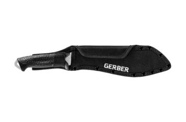 Image of Gerber Versafix Machete, 9in, Lanyard hole, Black, 31-003473