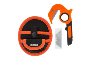 Image of Gerber Vital Zip Knife, Black/Orange Handle GE31-002745