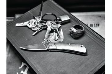 Image of Gerber Wingtip Assisted Opening Folding Knife, 2.5in, 7CR Steel, Drop Point Blade, Grey, 30-001700