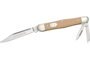 Image of German Eye Whittler Folding Knife,Clip/Pen/Coping Blade, Yellow Celluloid Handle GESCY
