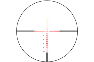 Image of German Precision Optics GPOTAC 6x Rifle Scope, 4.5-27x50i, 34mm Tube, First Focal Plane, LRi Pro reticle, Black, RS670
