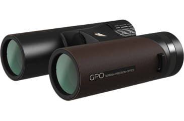 Image of German Precision Optics PASSION ED 10x32mm Schmidt-Pechan Prism Binocular, Dark Brown Earth, B323