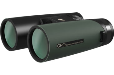 Image of German Precision Optics PASSION ED 10x42 Roof Prism Binocular, Green, B361