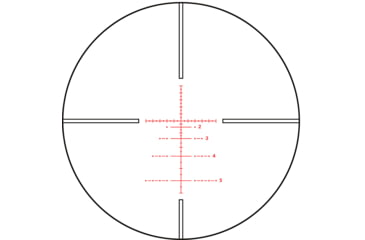 Image of German Precision Optics SPECTRA 6x Rifle Scope, 2-12x44i, 30mm Tube, BRWi reticle, Black, RS640
