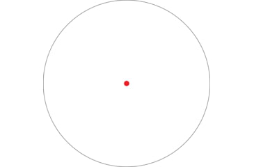 Image of German Precision Optics SPECTRA Dot Sight 3 MOA Red Dot Reicle, Black, RS150