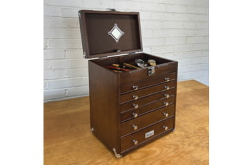 Image of Gerstner 6-Drawer Collector's Chest Oak, GERT16D