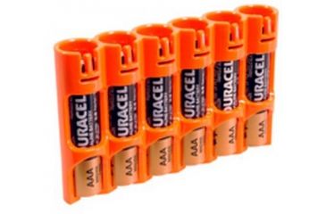 Image of GG&amp;G Battery Caddy AAA,Pack of 6,Orange GGG-1483