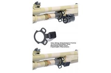 Image of GG&amp;G Benelli M4 Sling and Flashlight Combo Mount, Black GGG-1689