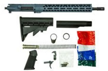Image of Ghost Firearms Upper Receiver, Rifle Lower Parts Kit, 7.62x39, 16in, Carbine , Light HBAR Barrel, 1-10 Twist, 14in M-LOK Free Float Hand Guard, A2 Muzzle Device, Blue Titanium, GF16E14GFR762BT-KIT