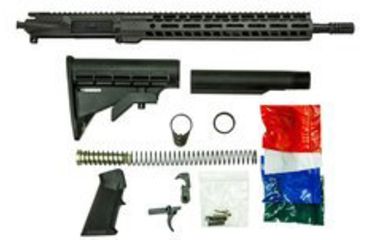 Image of Ghost Firearms Upper Receiver, Rifle Lower Parts Kit, 9mm 9x19 Para, 16in, Carbine , Light HBAR Barrel, 1-10 Twist, 14in M-LOK Free Float Hand Guard, A2 Muzzle Device, OD Green, GF16E14GFR9MMOD-KIT