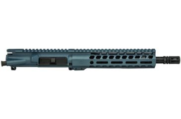 Image of Ghost Firearms Elite Complete Upper Receiver, 5.56x45 NATO, 10.5 inch, Carbine Length, 4150 M4 Barrel, 1-7 Twist, 9 inch M-LOK Free Float Hand Guard, A2 Flash Hider, Blue Titanium, GF105E9GFR556BT