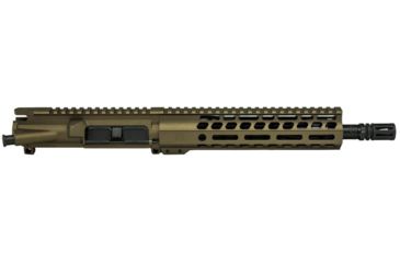 Image of Ghost Firearms Elite Complete Upper Receiver, 5.56x45 NATO, 10.5 inch, Carbine Length, 4150 M4 Barrel, 1-7 Twist, 9 inch M-LOK Free Float Hand Guard, A2 Flash Hider, Burnt Bronze, GF105E9GFR556BB