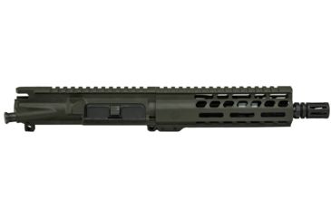 Image of Ghost Firearms Elite Complete Upper Receiver, 5.56x45 NATO, 7.5 inch, Pistol Length, 4150 M4 Barrel, 1-7 Twist, 7 inch M-LOK Free Float Hand Guard, A2 Flash Hider, OD Green, GF75E7GFR556OD