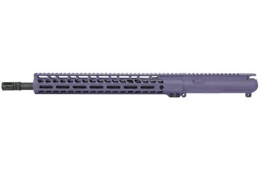 Image of Ghost Firearms Elite Complete Upper Receiver, 7.62x39, 16in, Carbine Length, 4150 Light HBAR Barrel, 1-10 Twist, 14in M-LOK Free Float Hand Guard, A2 Flash Hider, Tactical Grape, GF16E14GFR762GRP